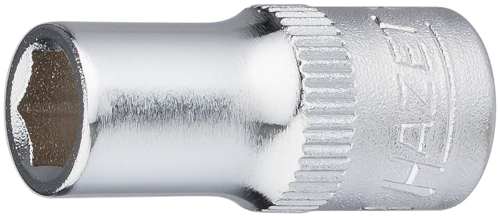 Socket - 1/4 inch (6.3 mm) square, hollow (850-6, HAZET)