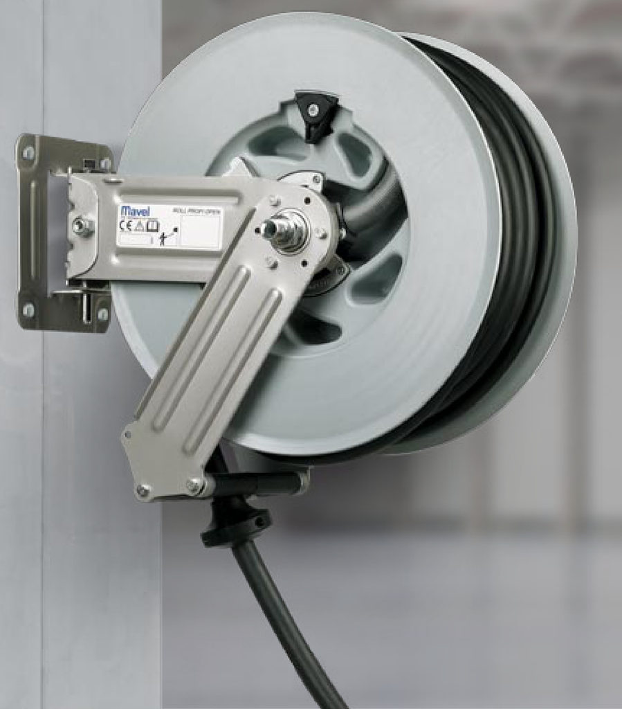 Air hose reel 19+1m (860960, MAVEL)