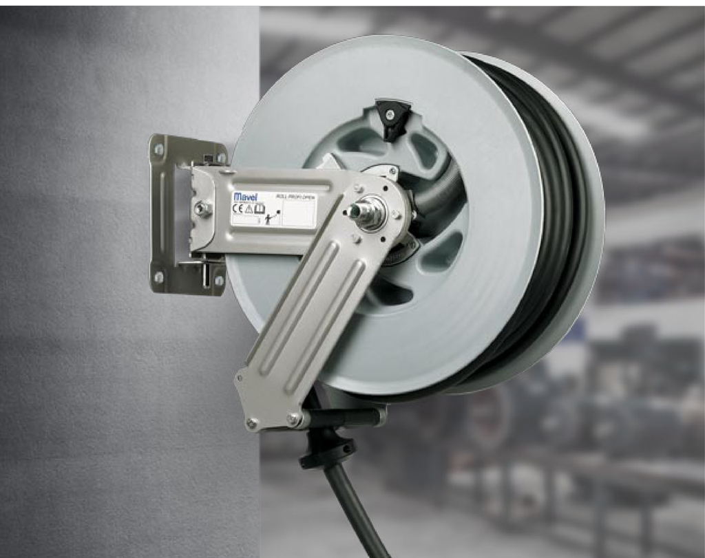 Air hose reel 19+1m (860981, MAVEL)