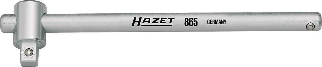 Sliding T-handle 1/4 inch (6.3 mm) square, solid, 115 mm (865, HAZET)