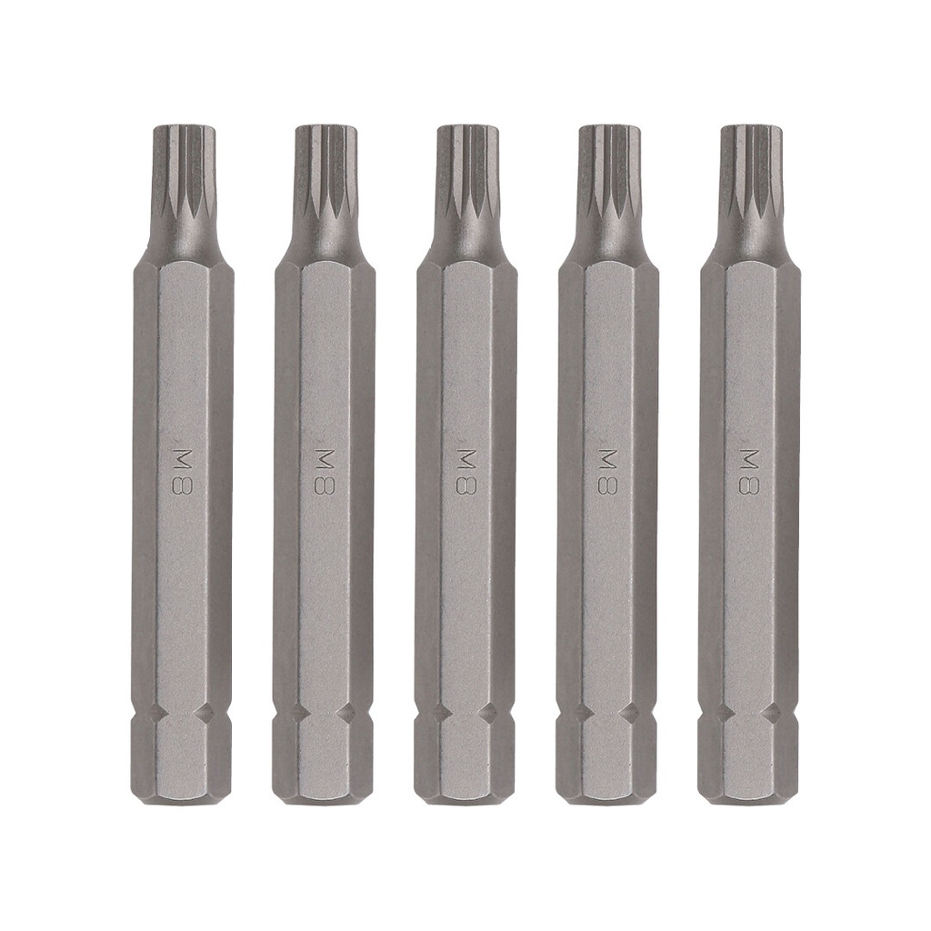 spline (XZN) bit, 10 mm shank, 75 mm, M5 (9387505, SONIC)