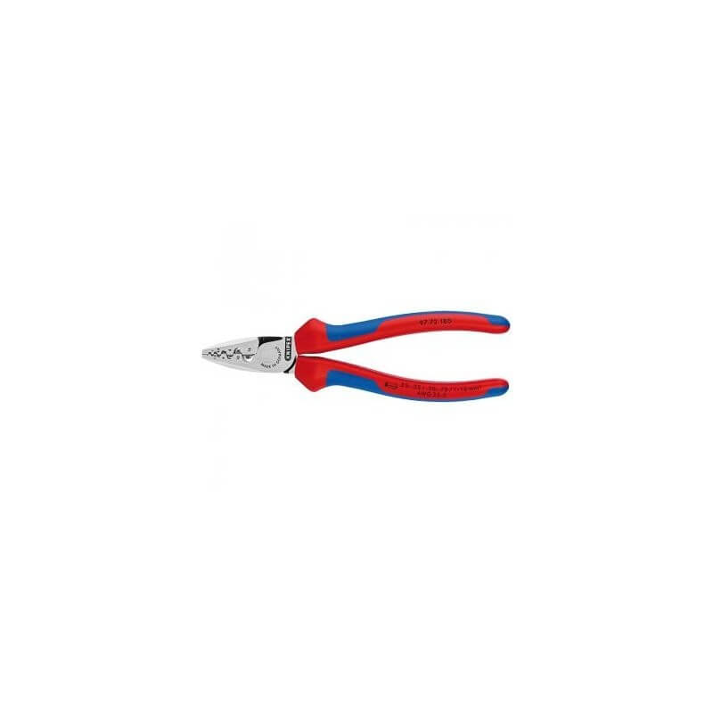 KNIPEX presēšanas knaibles vadu uzgaļiem (čaulītēm) 180 mm (97 72 180, KNIPEX)
