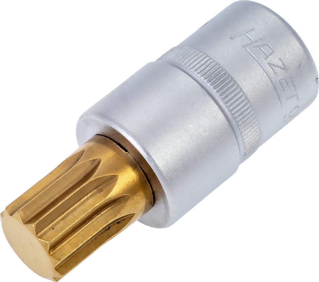 Bit socket 1/2 col. spline (XZN) M16 (990-16, HAZET)