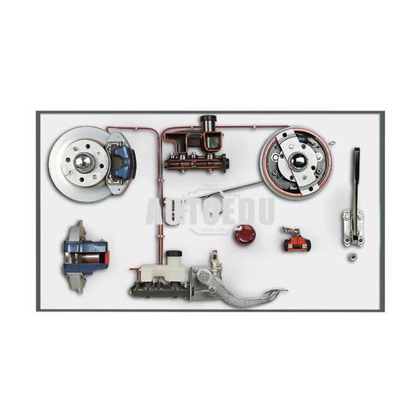 Dual-circuit hydraulic brake training unit with servo brake (AE412050M)