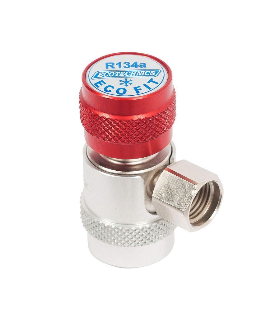 Quick coupler HP R134a puff free (AEK224-A, ECOTECHNICS)