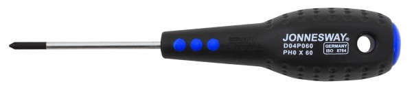 Phillips screwdriver PH0 x 60 mm (2-3/8") (D04P060, JONNESWAY)