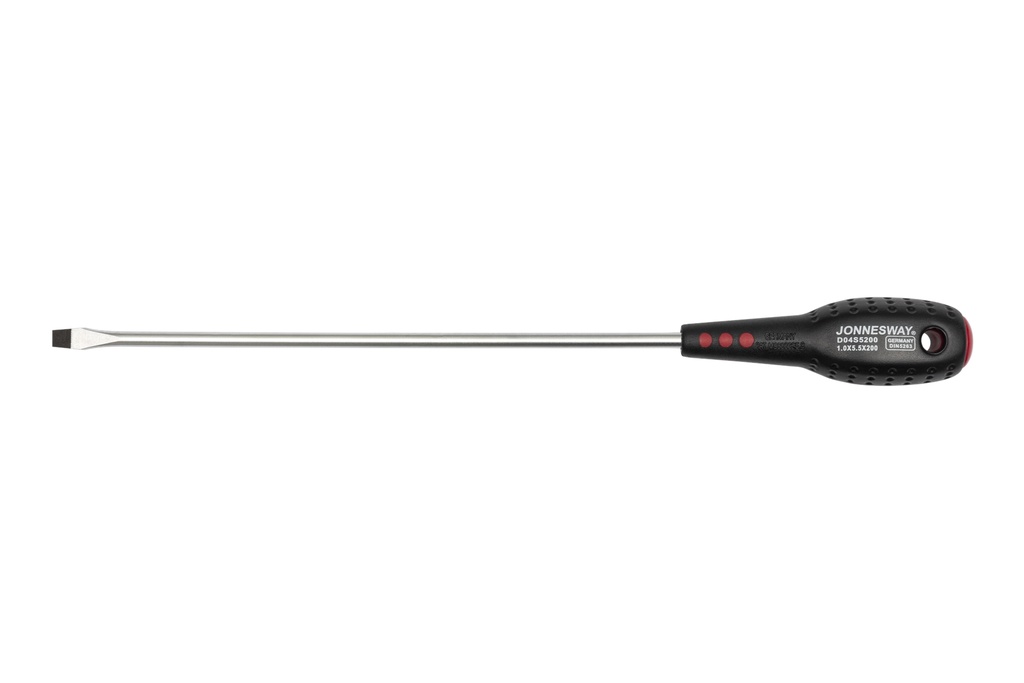 Slotted screwdriver, size: 5.5 x 200 mm (D04S5200, JONNESWAY)