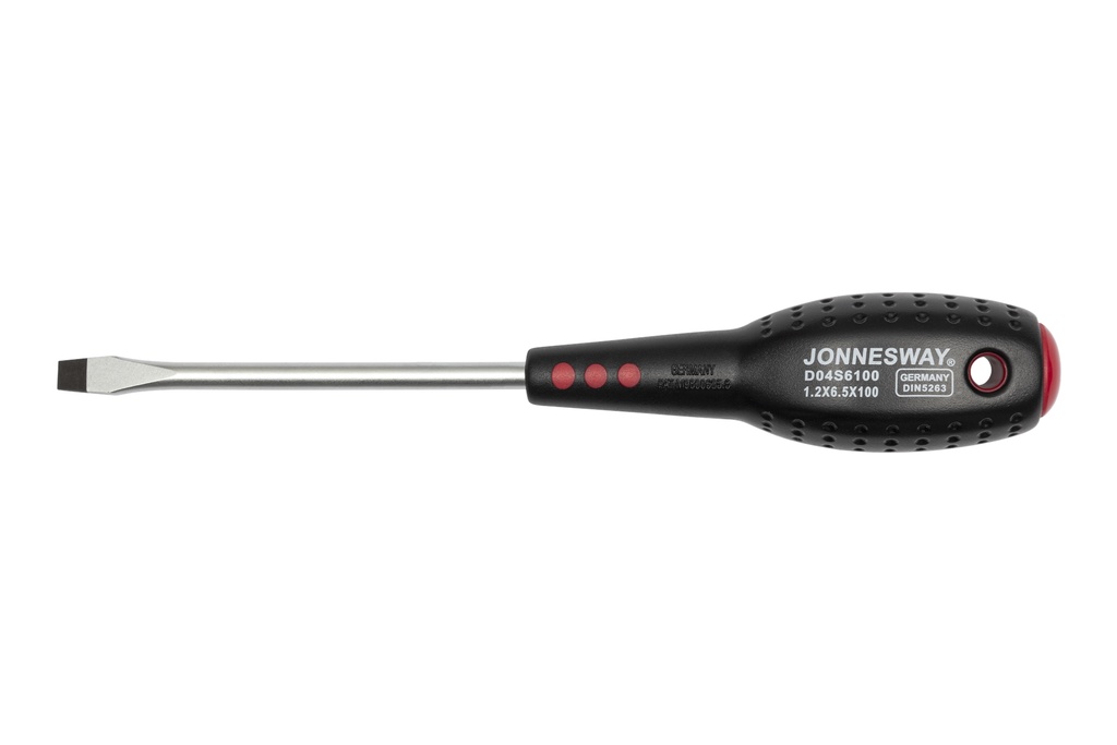 Slotted screwdriver FULL STAR SL 6.5x100 (D04S6100, JONNESWAY)