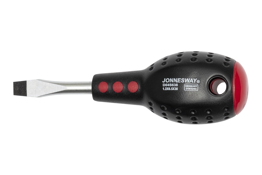 Slotted screwdriver 6.5 x 38 mm (1/4" x 1-1/2") (D04S638, JONNESWAY)
