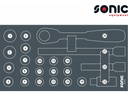 Tukšs instrumentu ieliktnis instrumentu ratiņiem (E302301, SONIC)