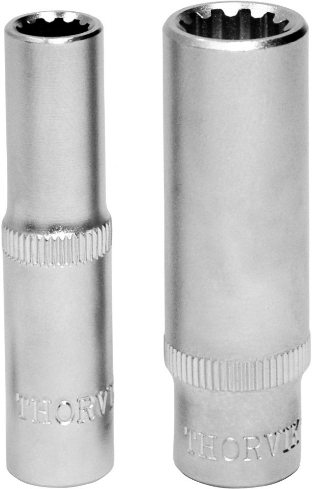 Galvutė ilga 1/4" 10 mm, 12-kampė MultiProf (MP11410, THORVIK)