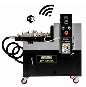 DPF (kietųjų dalelių) filtrų valymo įrenginys su WiFi (OXYHTECH DPF, OXYHTECH)