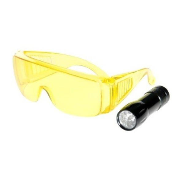 UV LED MINI lampa 9V ar brillēm (RK1230, ERRECOM)