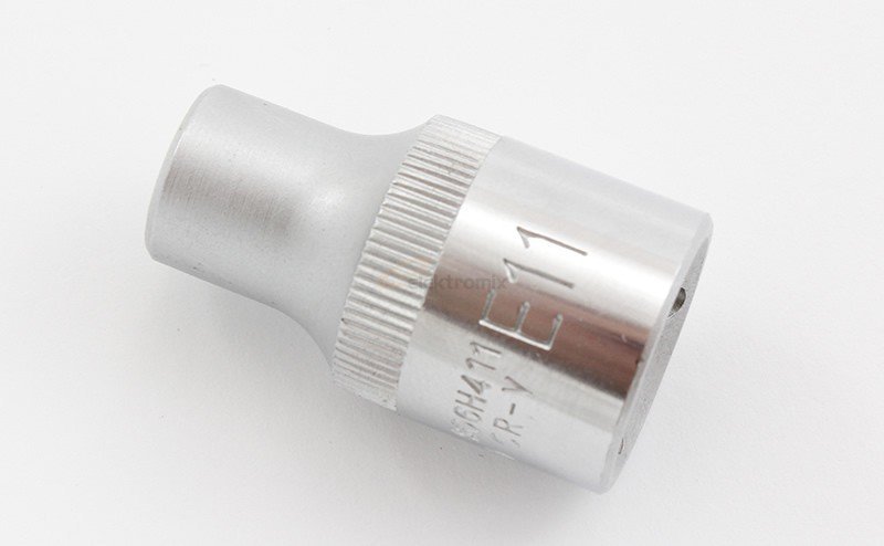 Muciņa 1/2" DR E-tipa TORX E11, JONNESWAY (S06H411, JONNESWAY)