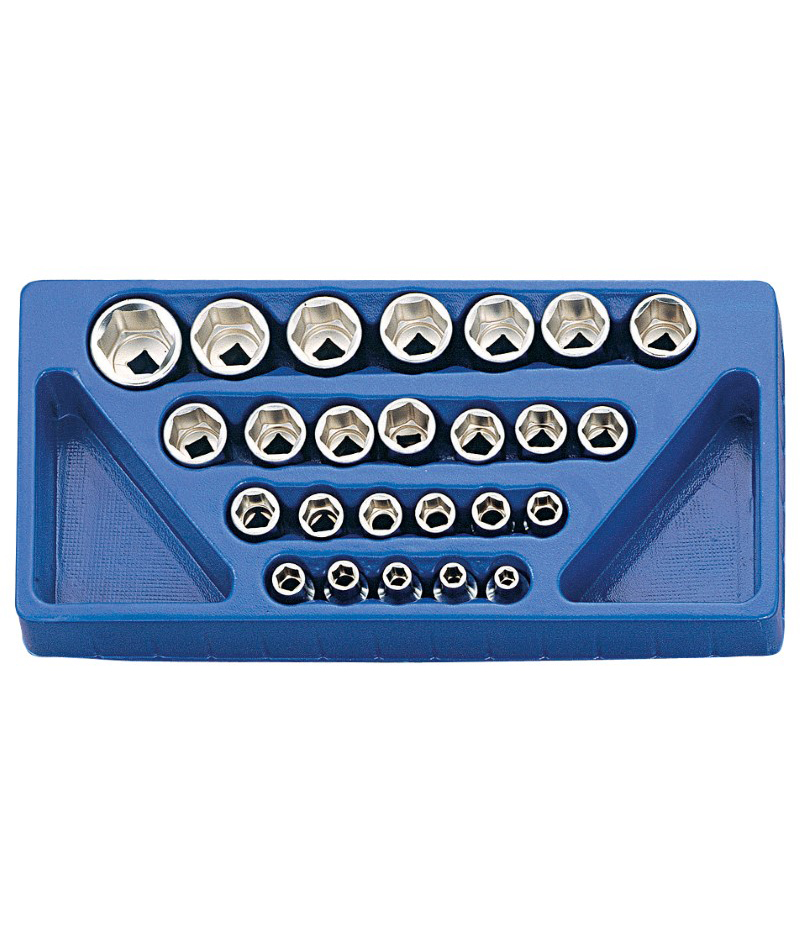Įrankių komplektas į vežimėlį, 25 vnt (SS-425M, GENIUS)