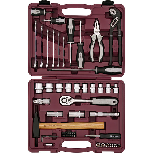 Instrumentu komplekts 1/4"+1/2" DR, 56 gab. (UTS0056, THORVIK)