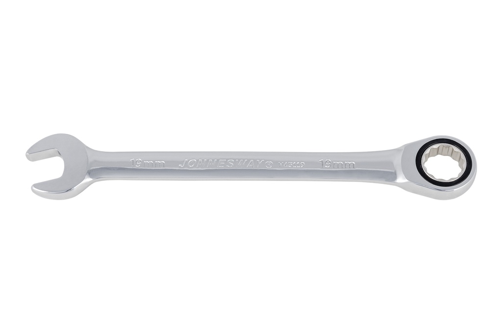 Pārslēdzama kombinētā atslēga 72 zobi, 19 mm (W45119, JONNESWAY)