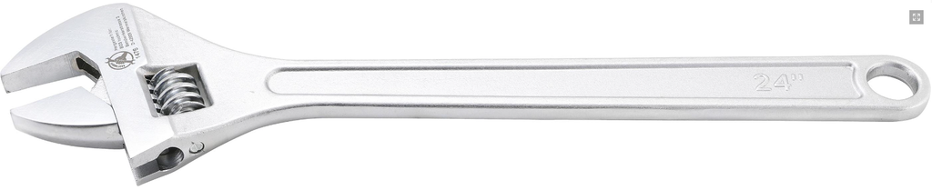 Regulējamā uzgriežņu atslēga 64 mm, garums 600 mm (1476)