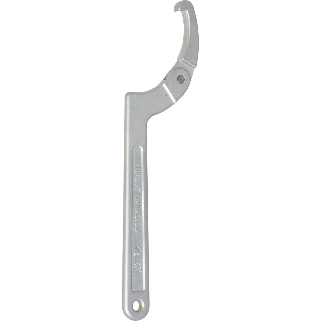 CLASSIC adjustable hook wrench with nose, 114–158 mm (517.1305, KS TOOLS)