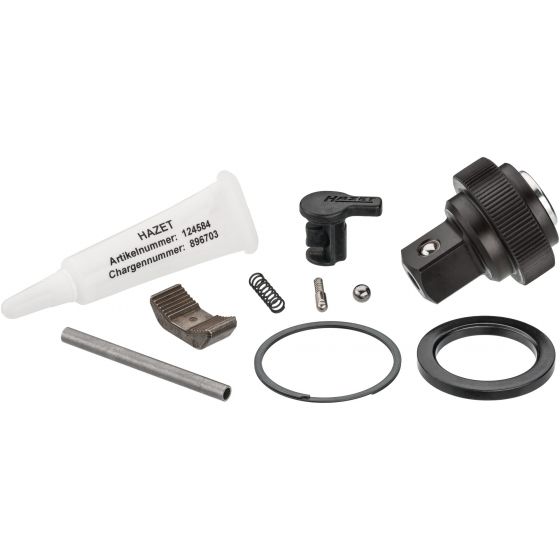 Atsarginių detalių komplektas 1/2" terkšlėms (916HPS/10, HAZET)