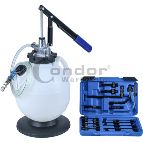 Oil pump 7.5 l + 17 pcs gearbox adapters (C3996A)