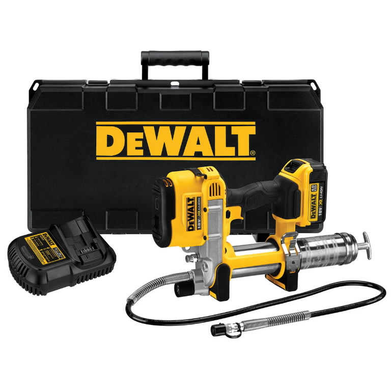 Akumuliatorinis tepimo pistoletas 18V DCGG571M1 (400 g) (DCGG571M1, DEWALT)