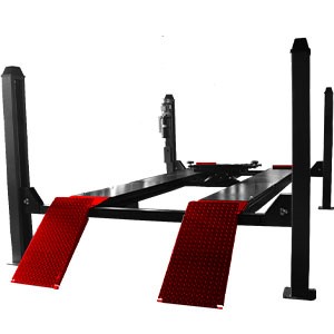 Keturių kolonų keltuvas ratų geometrijai su hidrauline traversa, 5,5 m, 5 t (AQ5550M, AUTOEQ)
