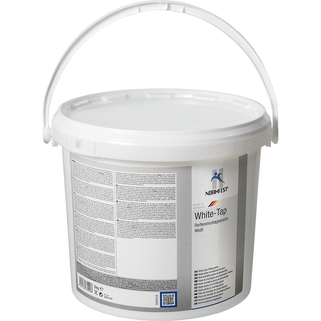 Reifenmontage tyre mounting paste, white, 5 kg (2894-457, NORMFEST)