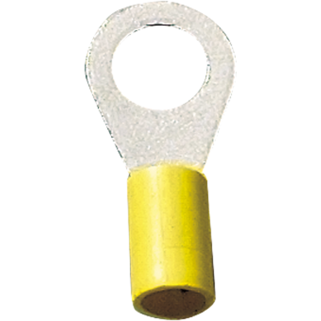 Ring terminal M8, yellow, 4,00-6,00mm2 (3558-917-4/100, NORMFEST)