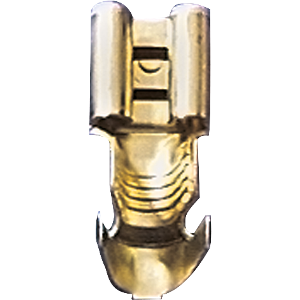 Uzspraužams presējams uzgalis 6,3x0,8mm, 4,00-6,00mm² (3558-504-7/100, NORMFEST)