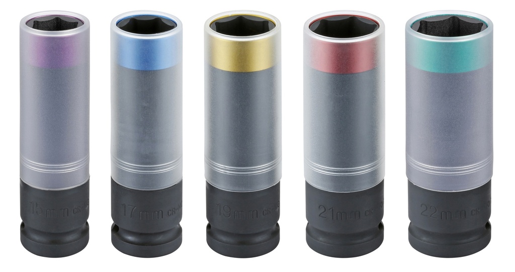 Impact socket set 1/2 in., 6-point, 5 pcs. (300507, SONIC)