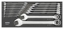 Combination socket set 1/4" and 3/8" SFS-XS, 19 pcs (601910, SONIC)
