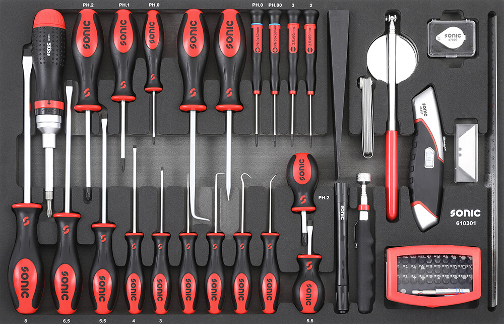 Combination tool set SFS-M, 103 pcs (610301, SONIC)