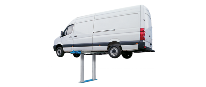 Electro-hydraulic twin-cylinder in-ground lift 5.5 T, RAVAGLIOLI (RAV1155LIKTA, RAVAGLIOLI)