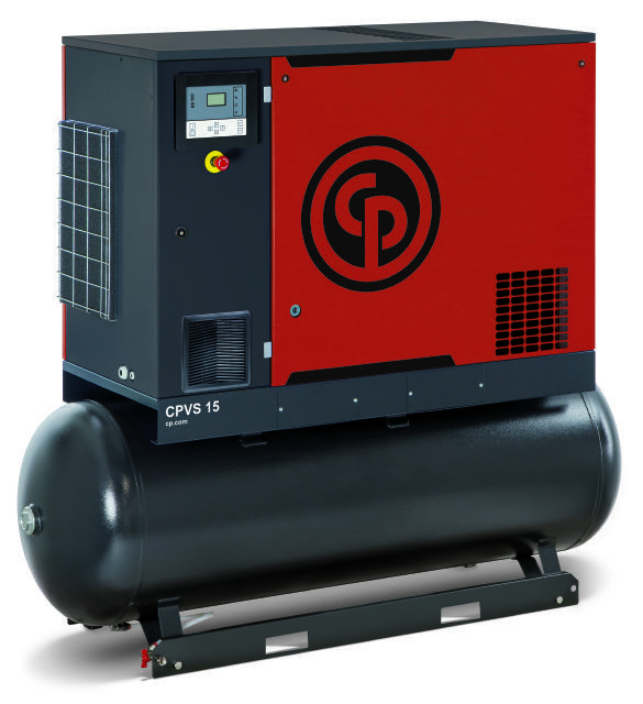 Sraigtinis inverterinis oro kompresorius su rinktuvu ir džiovintuvu CPVSD 20 270 D, CHICAGO PNEUMATIC (4152018557, CHICAGO PNEUMATIC)