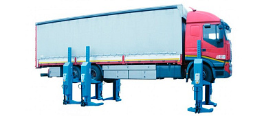 Mobilie balstu pacēlāji, komplekts 6 × 7,5 T, RAVAGLIOLI (RAV297H.6, RAVAGLIOLI)