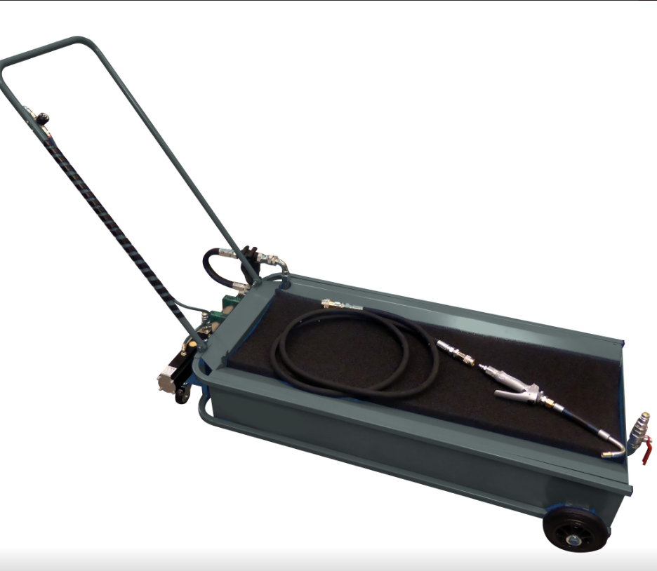 Coolant drain pan with pump (low profile) (0951-500W, EUROLUBE)