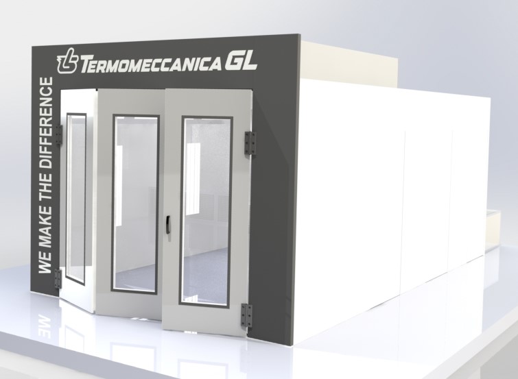 Spray booth „SDD“ 5.5 kW with diesel burner, TERMOMECCANICA (SDD5.5kw)