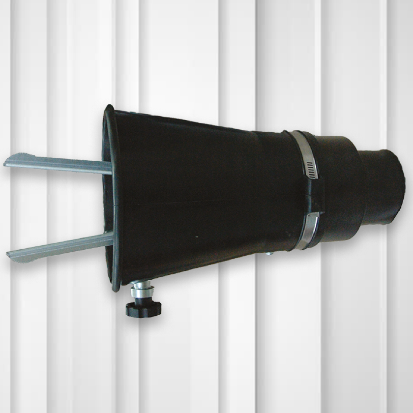 Exhaust nozzle with crimp clamp (BG-125/200-PI, FILCAR)