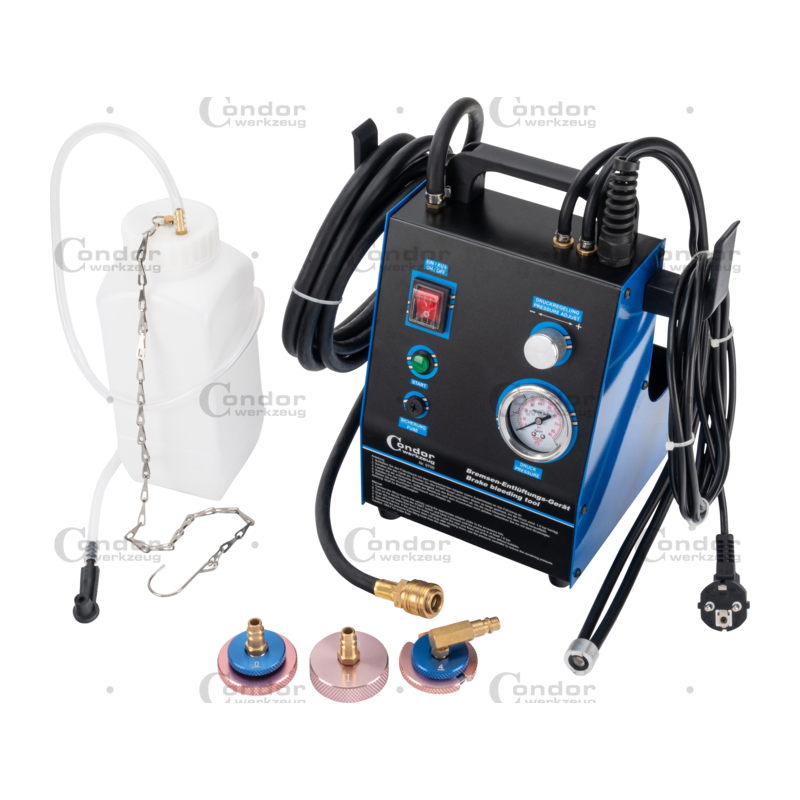 Electric brake and clutch bleeder with adapters, 220 V, Condor (C9700, CONDOR)