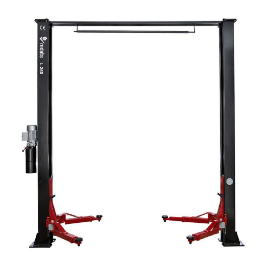 ᴿᴰ Semi-automatic two-post lift L-250, 4T (15-00-87, REDATS)