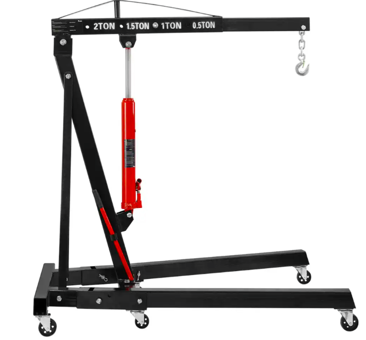 ᴿᴰ Workshop crane (engine hoist) H-120, 2T (07-01-80, REDATS)
