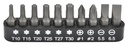 1/4" uzgaļu komplekts (10 gab.) (101007, SONIC)