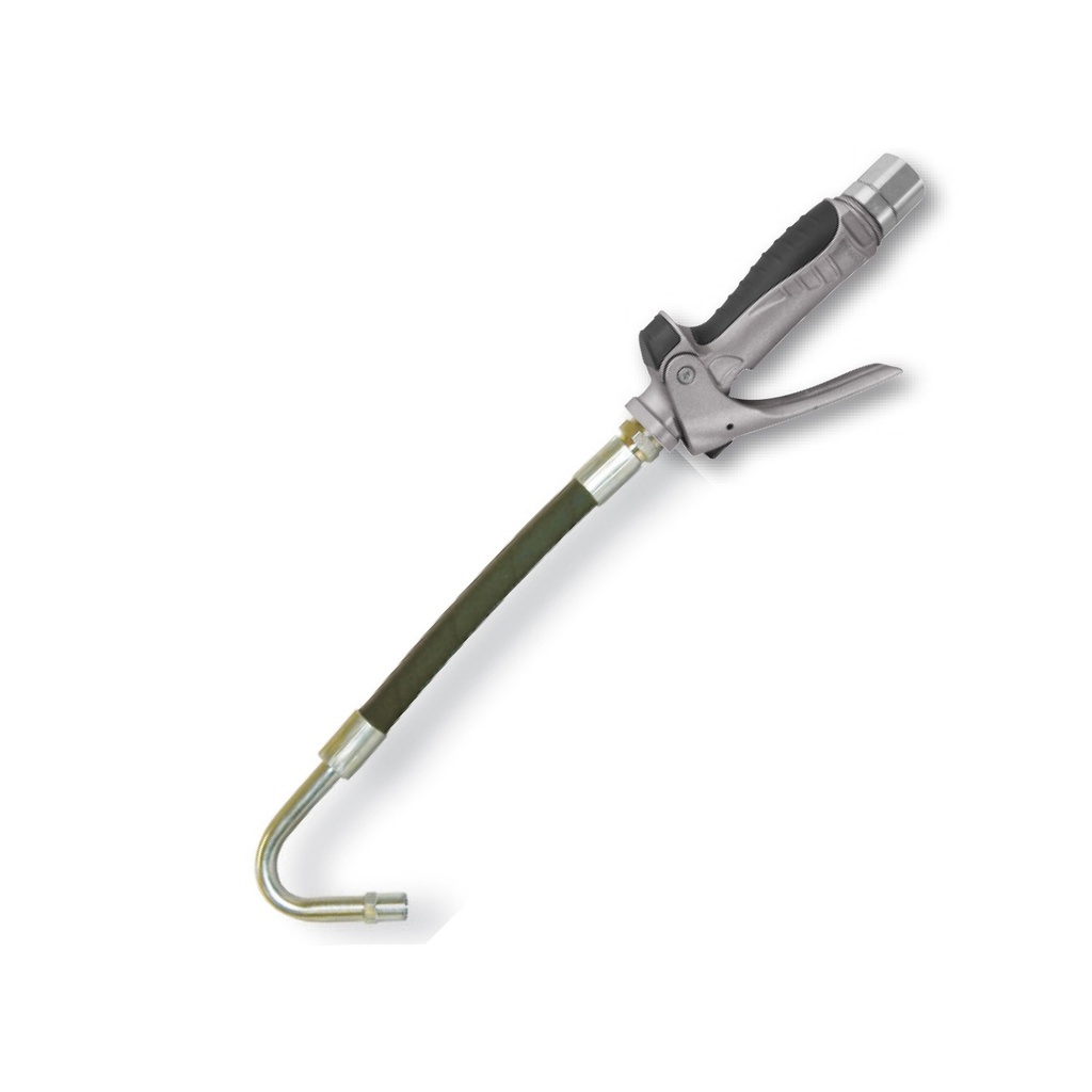 Oil Control Gun with 135° Flexible Outlet and Automatic Non-Drip Nozzle (10396, EUROLUBE)
