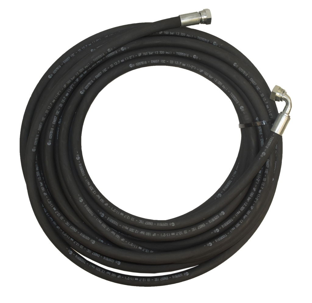 Hose Oil 15Mx1/2"      G1/2"(f)-90°G1/2"(f) (1070043, EUROLUBE)