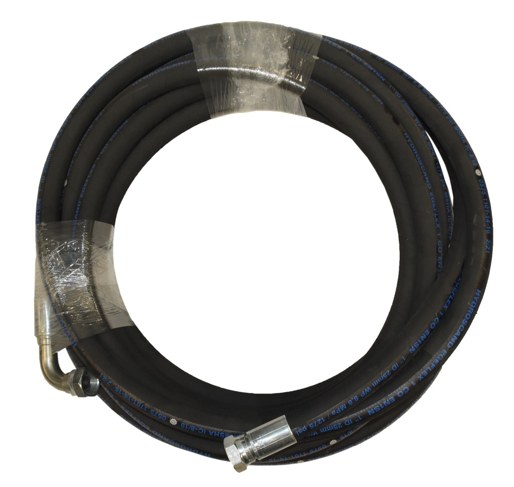Hose Oil 15Mx1"      G1"(f)-90°G1"(f) (1070055, EUROLUBE)