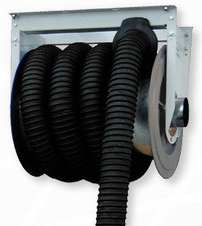 Mechanical MAXI high-temperature hose reel Ø200 mm / up to 10 m (AM-MAXI-200-10-SB, CORAL)