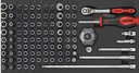 Įrankių komplektas į vežimėlį, 102 vnt., SONIC EQUIPMENT (110201, SONIC)