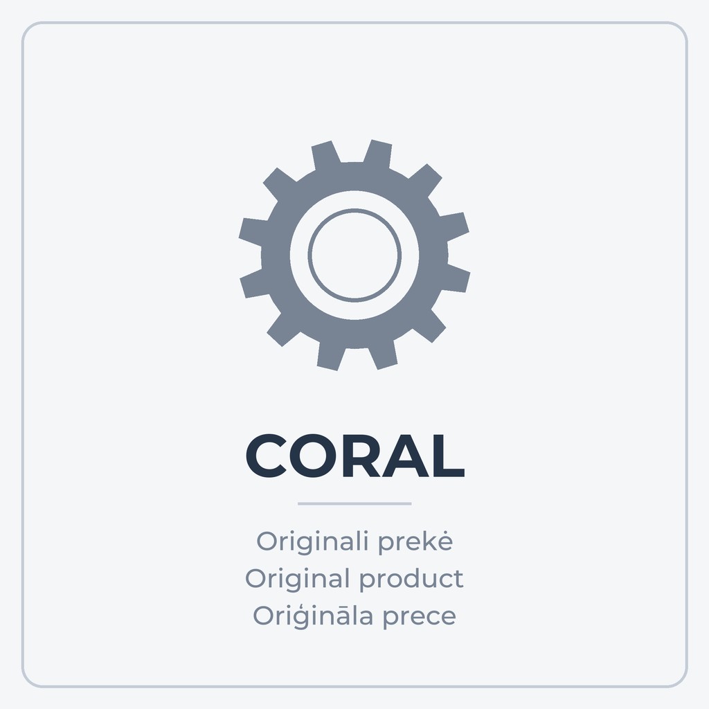Alkūnė su rankena, Ø75 mm (FL-75-CURVA, CORAL)