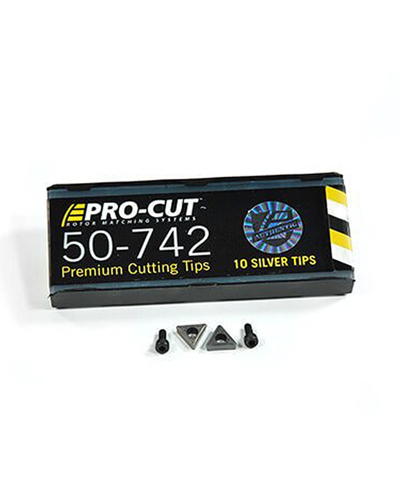 Stabdžių diskų tekinimo peiliukai, 10 vnt. (50-742, DYNASTAT)